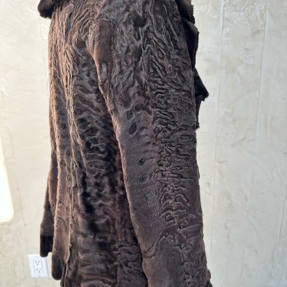 Beautiful Persian Lamb Jacket with Outline of Shaved Fur - Picture 5 of 6
